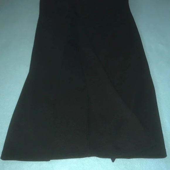 LULUS FOXY strapless maxi black non slip bodice front side high slit NEW size XS - Picture 4 of 12